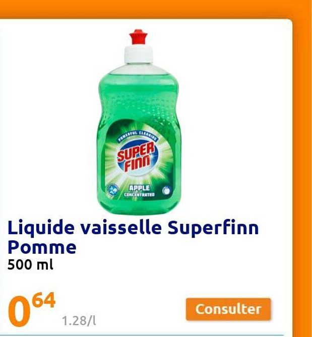 Liquide Vaisselle Superfinn Pomme