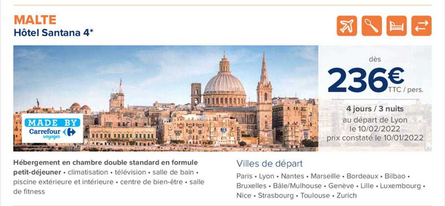 malte hôtel santana 4*