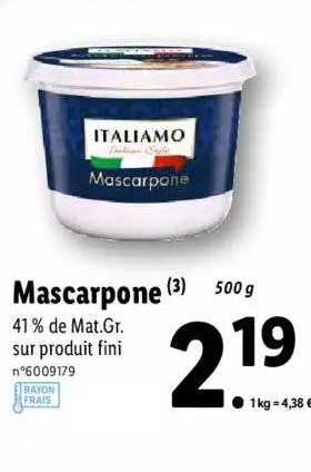 Mascarpone Italiamo