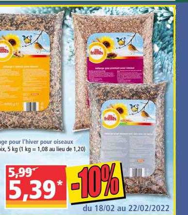 mélange pour l'hiver pour oiseaux