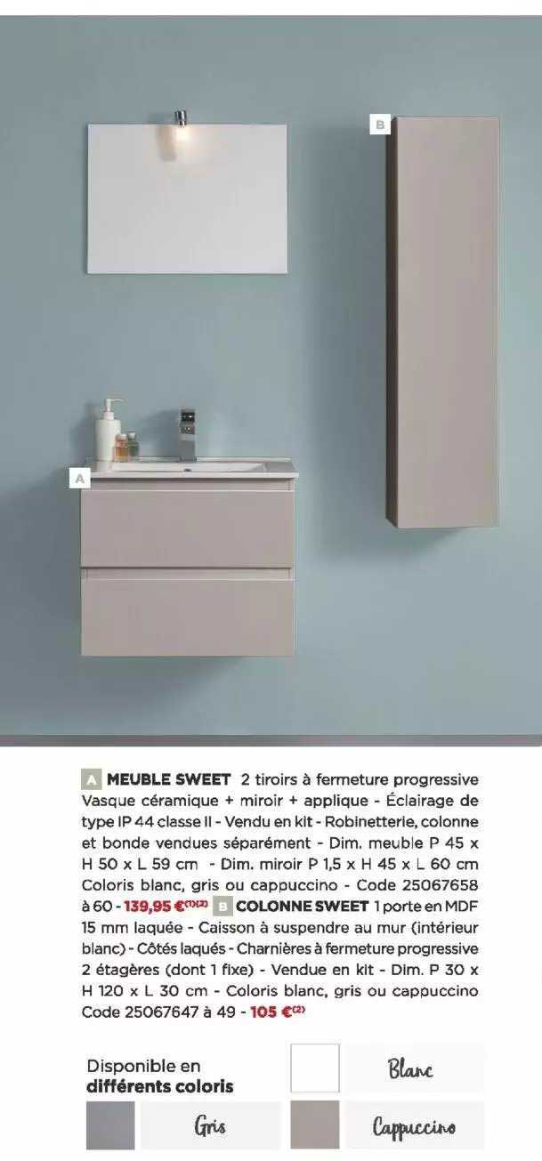 Meuble Sweet Colonne Sweet