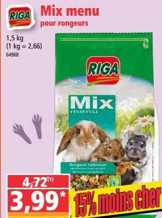 mix mmenu pour rongeurs riga