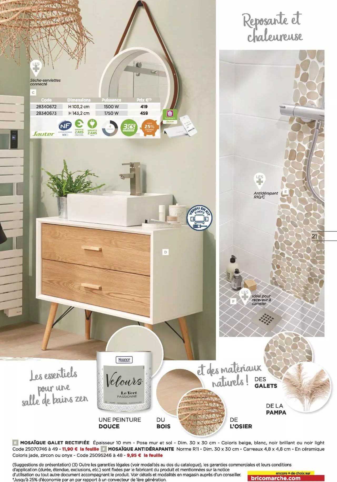 mosaïque galet rectifiée mosaïque antidérapante