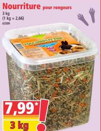 nourriture pour rongeurs