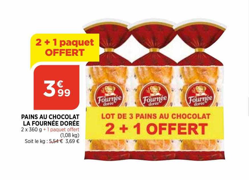 pains au chocolat la fournée dorée