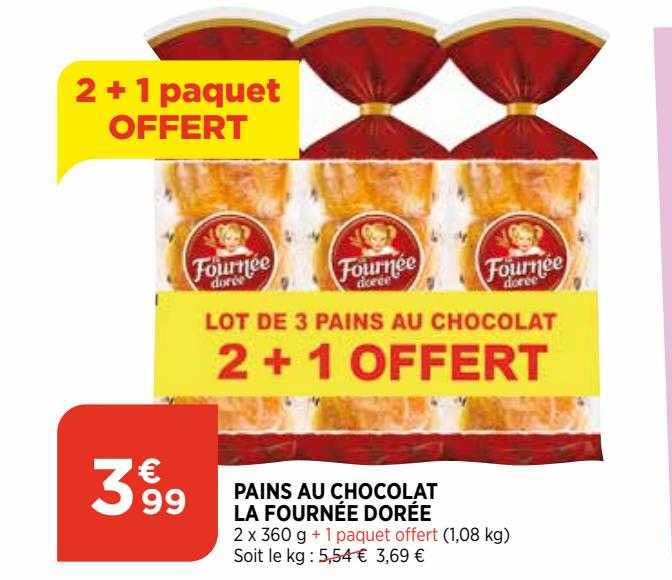 pains au chocolat la fournée dorée