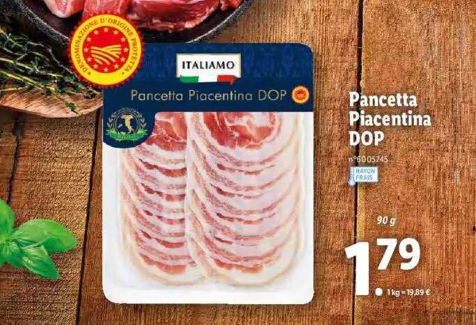 pancetta piacentina dop italiamo