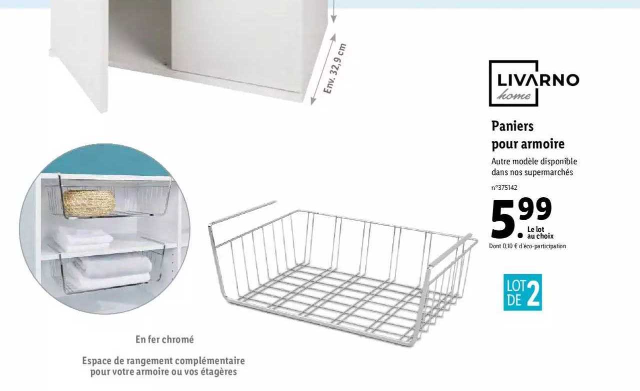 Paniers Pour Armoire Livarno Home