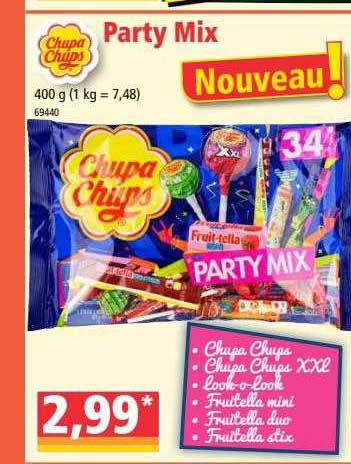 party mix chupa chups