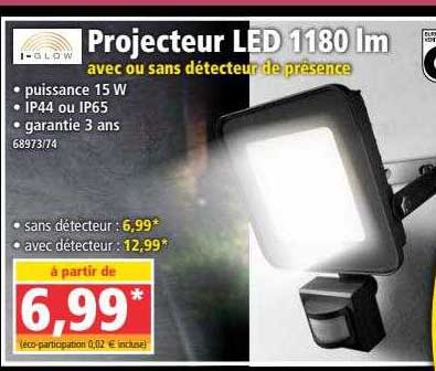 projecteur led 1180 lm i-glow
