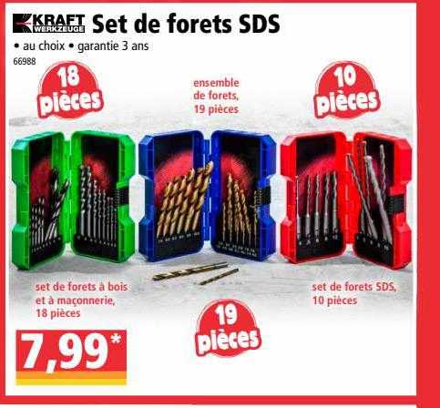 set de forets sds kraft werkzeuge
