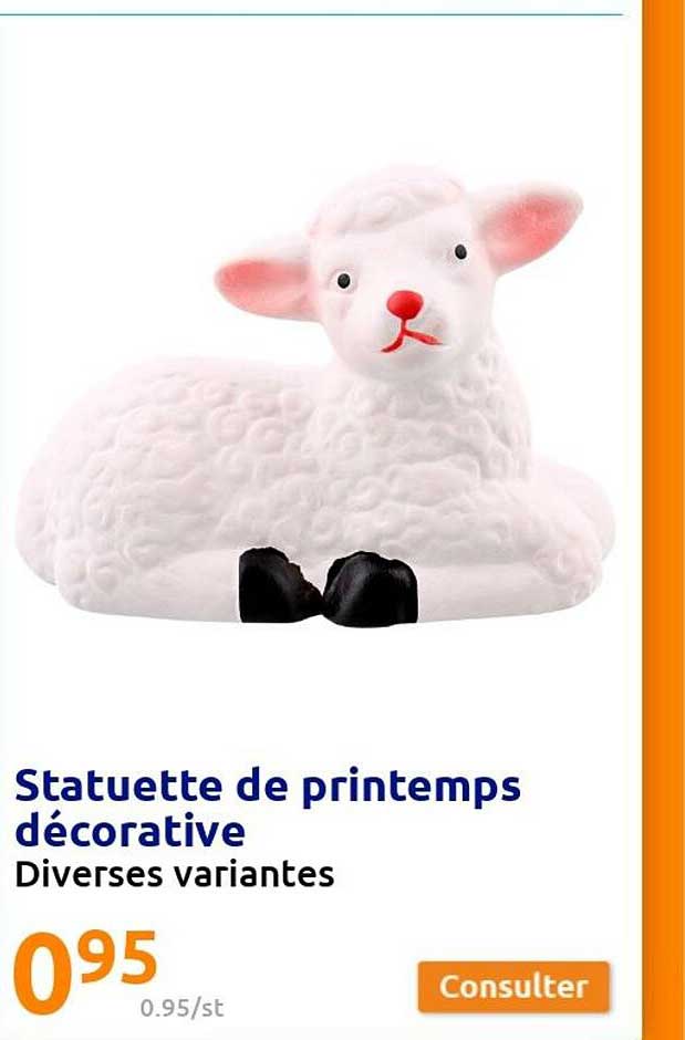 statuette de printemps décorative