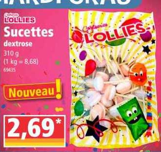 sucettes confiseries lollies