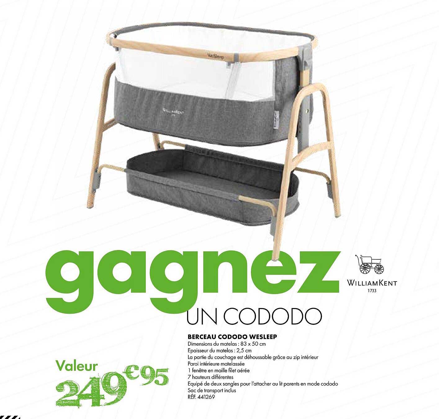 berceau cododo wesleep