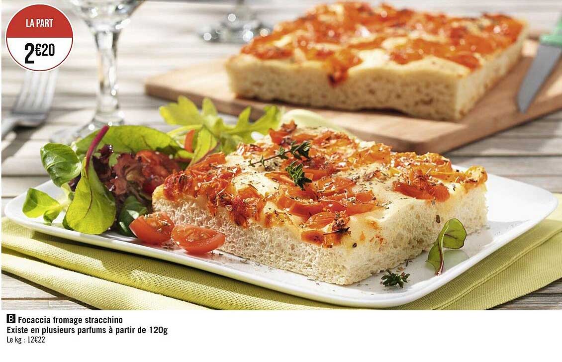 focaccia fromage stracchino