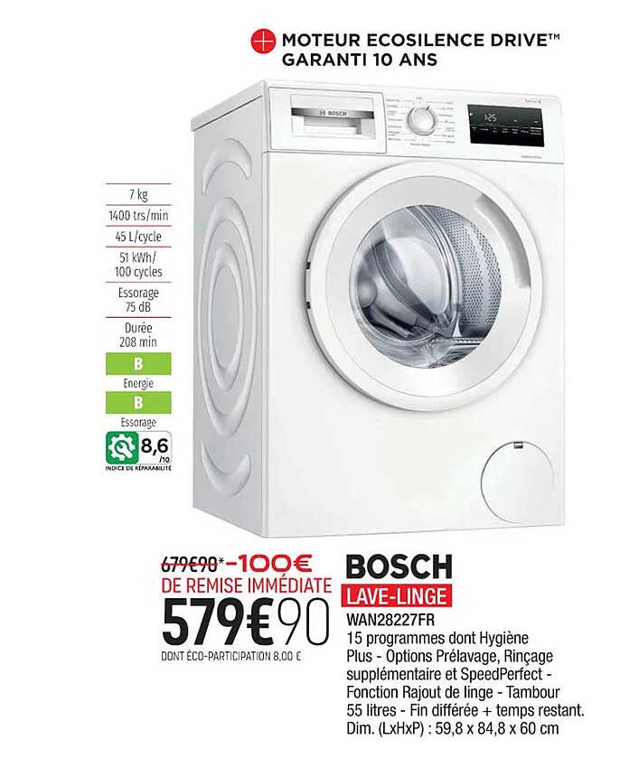 lave-linge bosch