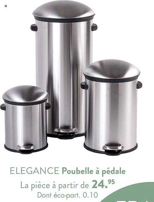 Poubelle à Pédale élégance