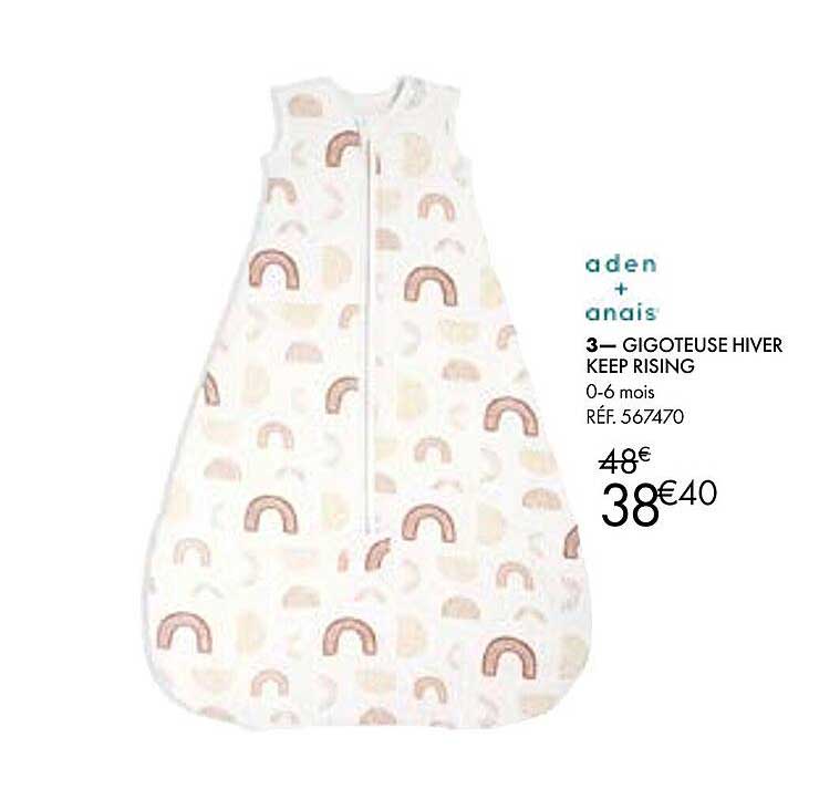 aden + anais gigoteuse hiver keep rising