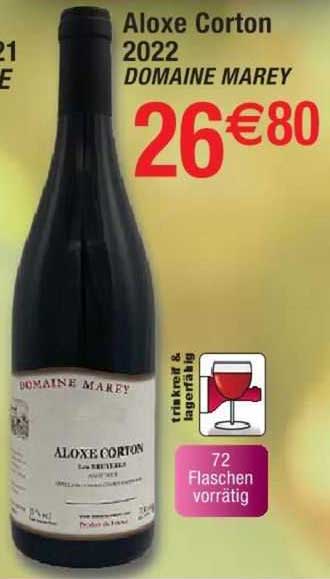 aloxe corton 2022 domaine marey