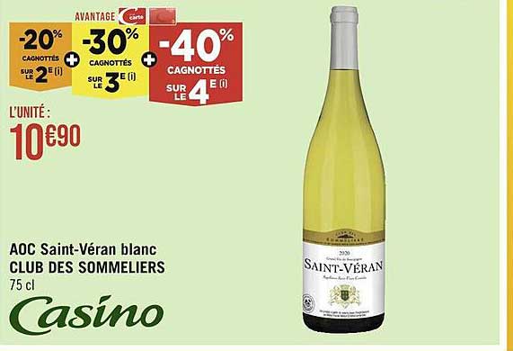 aoc saint-véran blanc club des sommeliers