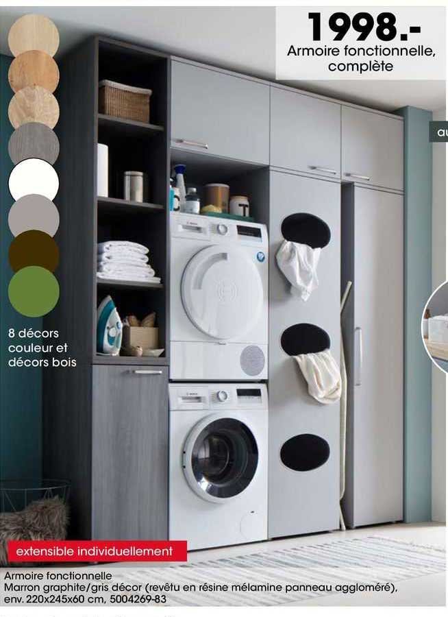 armoire fonctionnelle, complète