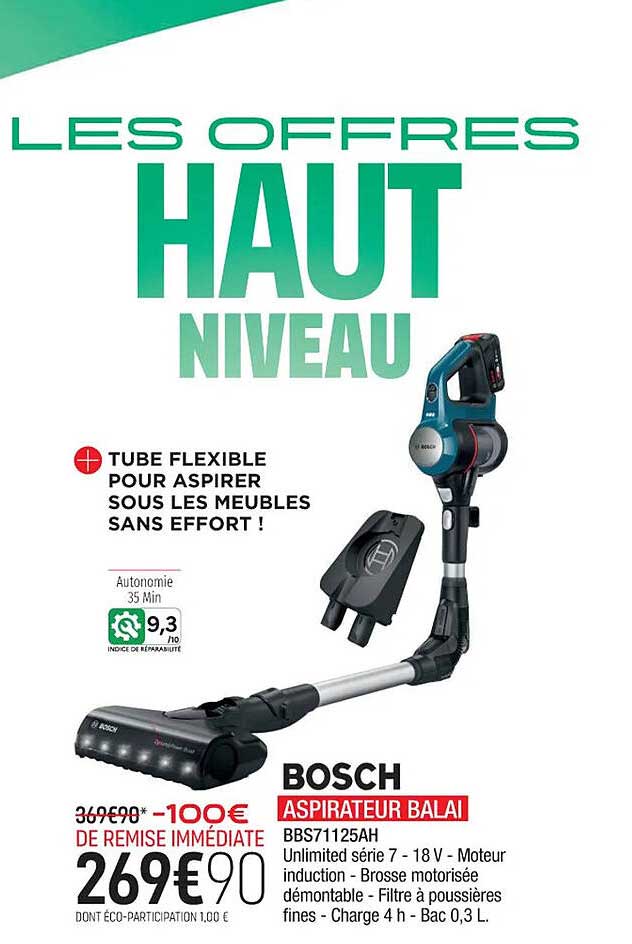 Aspirateur Balai Bosch