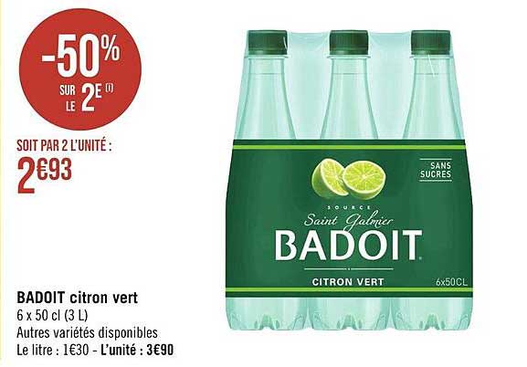 Badoit Citron Vert