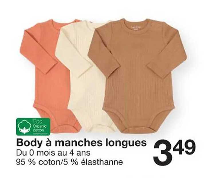 body à manches longues