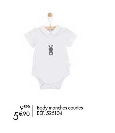 body manches courtes