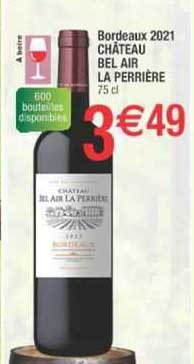 bordeaux 2021 château bel air la perrière