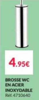 brosse wc en acier inoxydable