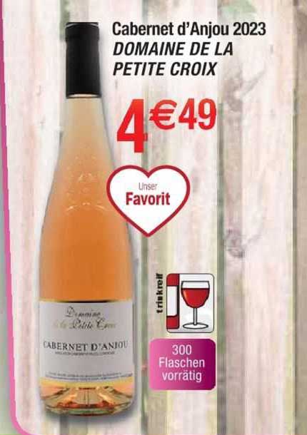 Cabernet D'anjou 2023 Domaine De La Petite Croix