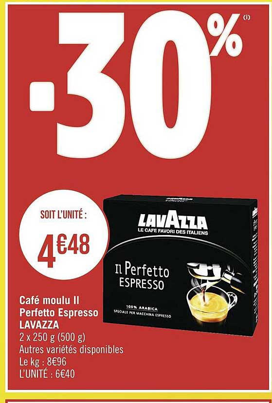 café moulu iii perfetto espresso lavazza