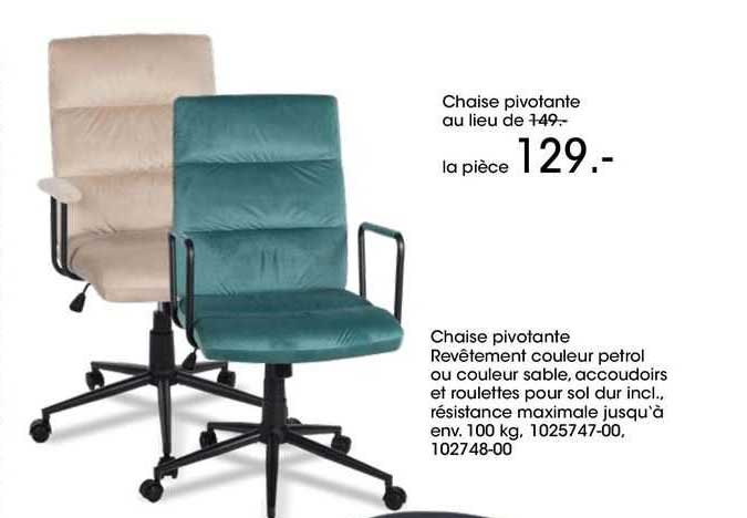 Chaise Pivotante
