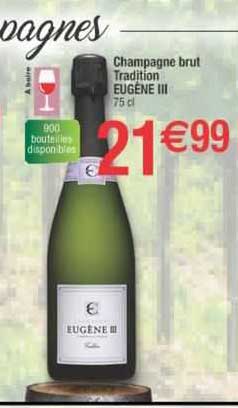 champagne brut tradition eugène III