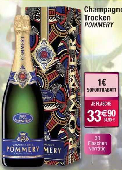 champagne trocken pommery