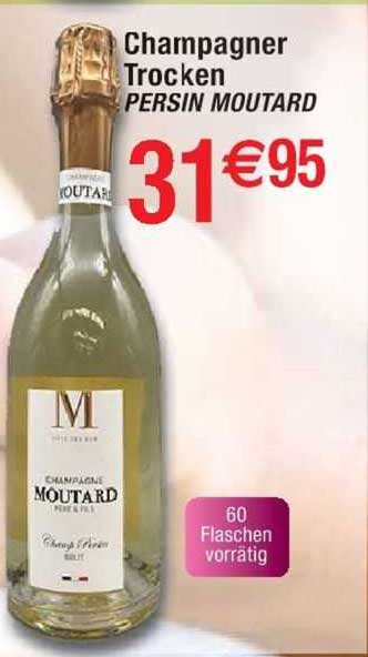 champagner trocken persin moutard
