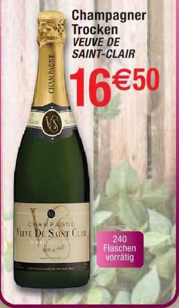 champagner trocken veuve de saint-clair