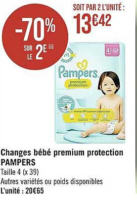 Changes Bébé Premium Protection Pampers