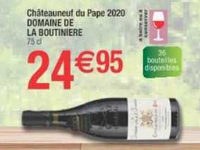 châteauneuf du pape 2020 domaine de la boutinière