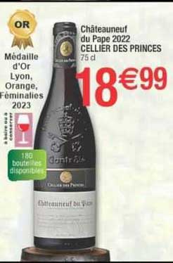 châteauneuf du pape 2022 cellier des princes