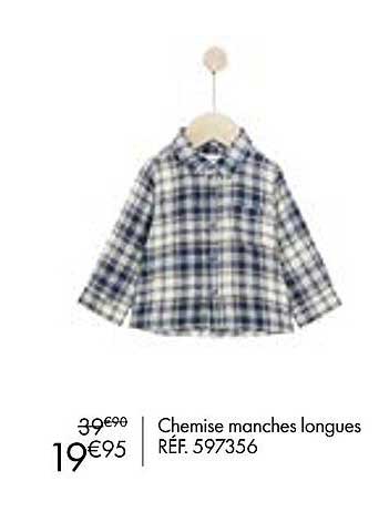 chemise manches longues