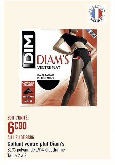 collant ventre plat diam's