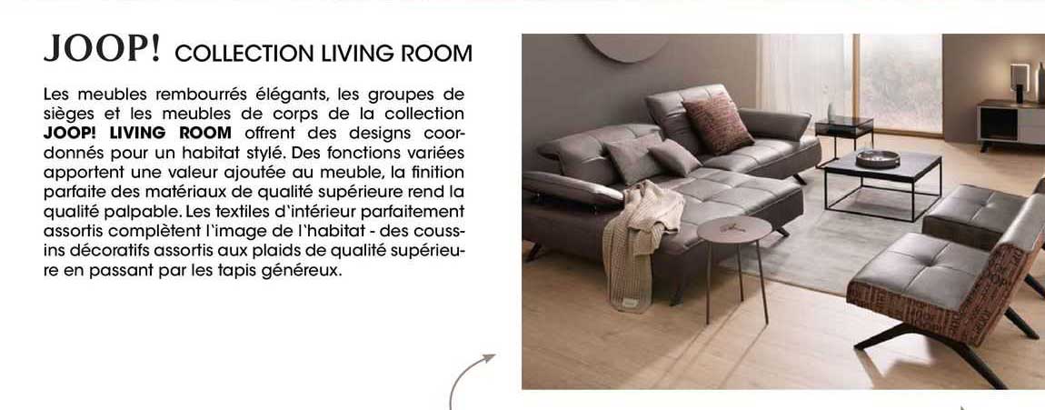 collection living room joop !