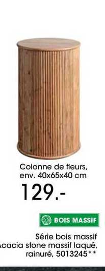 colonne de fleurs env 40 x 65 x 40 cm