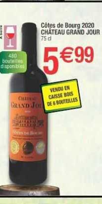 côtes de bourg 2020 château grand jour