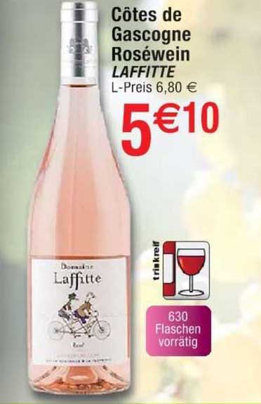 côtes de gascogne roséwein laffitte