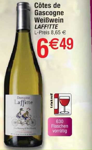 côtes de gascogne weißwein laffitte