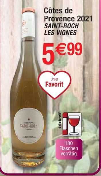 côtes de provence 2021 saint-roch les vignes