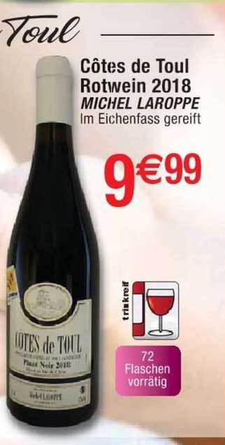 côtes de toul rotwein 2018 michel laroppe